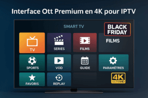 Famille regardant Ott Premium à Noël